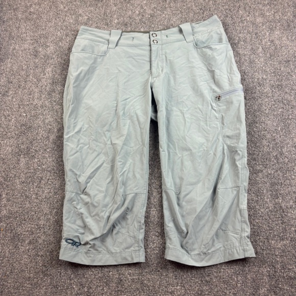 Outdoor Research Pants - OUTDOOR RESEARCH Women’s Blue/Grey Ferrosi Cropped Pants size: 8